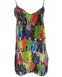 Any Old Iron - Heroes Printed Short Dress - Lyst