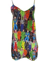 Any Old Iron - Heroes Printed Short Dress - Lyst