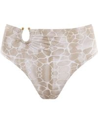 Sophia Alexia - Neutrals Sand Pebbles Bora Bora High Waist Bikini Bottom - Lyst