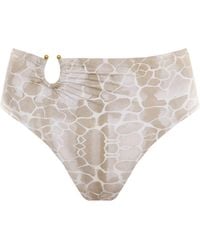 Sophia Alexia - Neutrals Sand Pebbles Bora Bora High Waist Bikini Bottom - Lyst