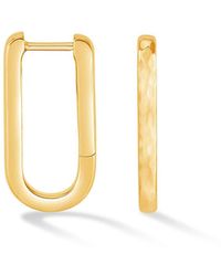 Dower & Hall - Medium Nomad Link Huggie Hoops - Lyst
