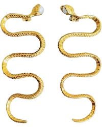 Aki Roc Jewelry - Inca Snake Earrings - Lyst