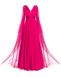 Angelika Jozefczyk - Tulle Evening Gown Hot Pink - Lyst