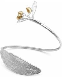 Mother Nature Jewelry - Leaf Bracelet, Handmade Statement Cuff - Lyst