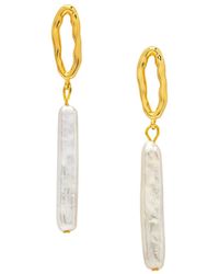 Uchi and Soto - Shinju Pearl Drop Earrings - Lyst