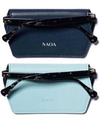 Naoa - Two Pack Apple-Leather Slim Glasses Case - Lyst