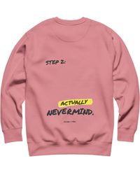 Anchor and Crew - Rose Actually Nevermind Annotations Organic Cotton Sweatshirt - Lyst