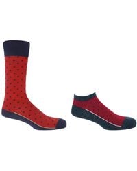 Peper Harow - Made in England - Pin Polka Luxury Crew & Denim Trainer Socks Bundle - Lyst