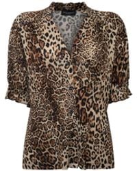 James Lakeland - Leopard Print Blouse - Lyst