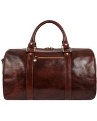 Time Resistance - Small Leather Overnight Bag, Duffel Bag - Lyst