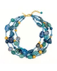 Jaredjamin - Reef Gemstone Necklace - Lyst