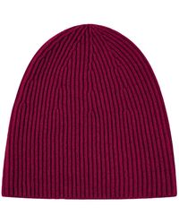 Loop Cashmere - Cashmere Beanie Hat In Barolo - Lyst