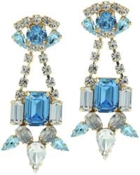 Otazu - Neutrals Satin Statement Earrings - Lyst