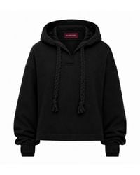 Mandragora - Oversized Cropped Hoodie Sento - Lyst