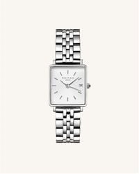 ROSEFIELD - Boxy Xs Ladies Stainless Steel Watch With Sunray Dial - Lyst