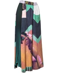 ARTISTA - Ivy Wide Leg Pleated Culottes - Lyst