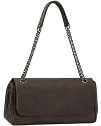 Sd Collection - Dark Milan Chain Leather Bag - Lyst