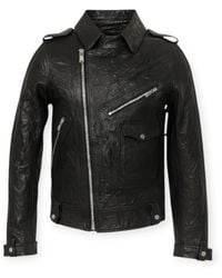 Zasta Studio - The Sentinel Leather Biker Jacket - Lyst