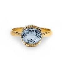Marteliè - Ring, Synthetic Aquamarine, Brilliant Cut - Lyst