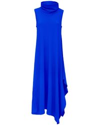Julia Allert - Asymmetrical Sleeveless Long Dress Neon - Lyst