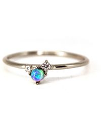 VicStoneNYC Fine Jewelry - Natural Opal And Diamond Ring - Lyst