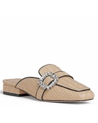 Allegra James - Neutrals Anais Comfortable Flat Leather Mule Work Or Day - Lyst