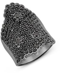 SALLY SKOUFIS - Minx Ring With Made Cz Diamond Stimulant - Lyst