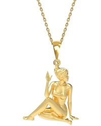 Nowart Jewelry - Yoga Necklace Ardha Matsyendrasana Poses - Lyst
