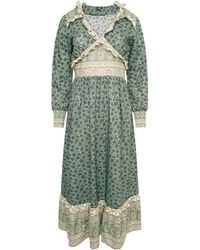 LAtelier London - Brooklyn Floral Midi Dress - Lyst