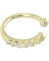 KAMARIA - Crystal Ear Cuff - Lyst