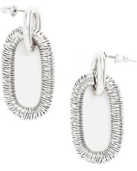 Lovard - Bicycle Chunk Chain Link Earrings - Lyst