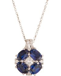 Juvetti - Pristi Necklace With Diamond & Sapphire - Lyst