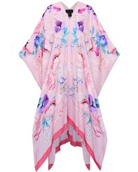 Meng - Silk Georgette Kaftan - Lyst