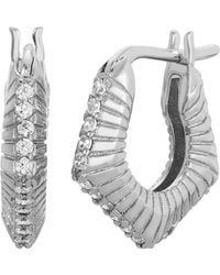 Leeada Jewelry - Phoebe Mini Hoops - Lyst