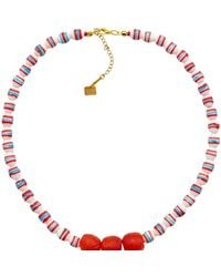 Sunset Magic Studio - Marine Striped Necklace - Lyst