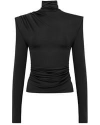Mandragora - Turtleneck With Draping Varo - Lyst