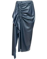 ARTISTA - Celeste Gathered Midi Skirt - Lyst