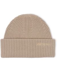 Arctic Fox & Co. - Neutrals Embroidered Merino Wool Beanie - Lyst