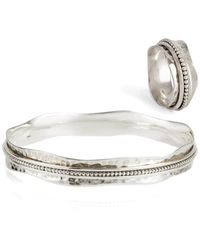 Charlotte's Web Jewellery - Aura Halo Spinning Ring & Bangle Gift Set - Lyst