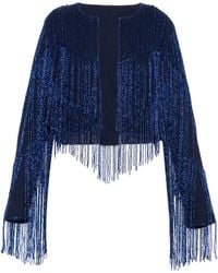 Rose & Nancy - Scarlett Fringe Jacket - Lyst