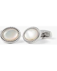 Simon Carter - Charles Mother Of Pearl Cufflink - Lyst
