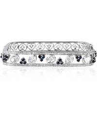 Artisan - 18K & Diamond & Spinel Bangle Bracelet - Lyst