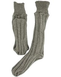 Maison Bogomil - Long Ribbed Knit Socks - Lyst
