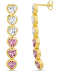 SHYMI - Heart Drop Earrings - Lyst