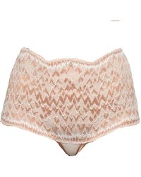 Carol Coelho - Cardin Copper Metallic Highwaisted Thong - Lyst