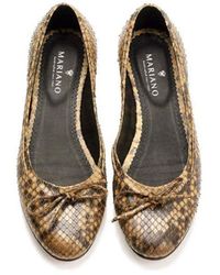 Mariano Shoes - Salema Flats Camel - Lyst