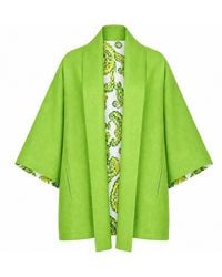 Lumina Eligma - The Duality Linen Reversible Jacket - Lyst