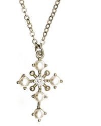 VicStoneNYC Fine Jewelry - Natural Diamond And Pearl Necklace - Lyst