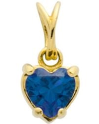 Belinda Jewelz - Sapphire Heart Charm - Lyst