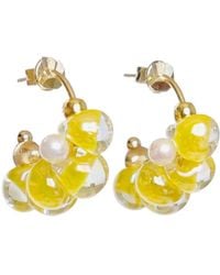 Malolo Jewelry - Sea Foam Earrings Mini Lemon - Lyst